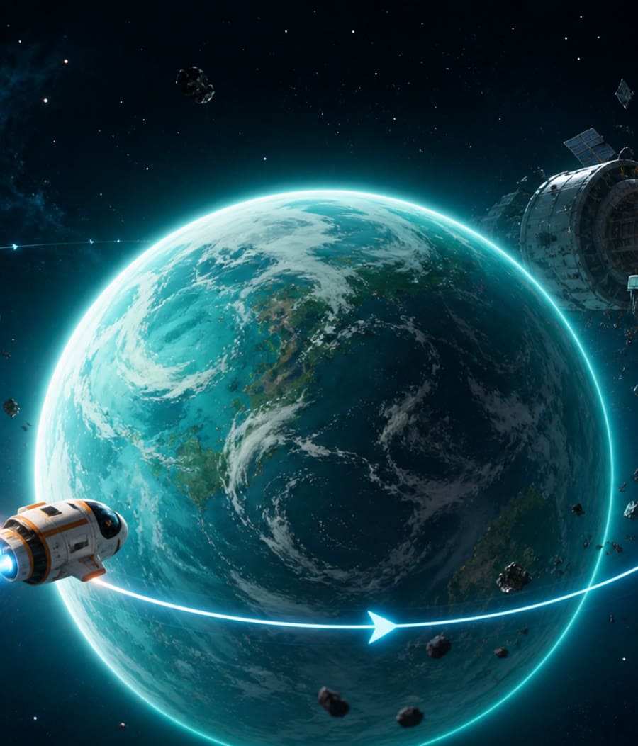 Orbital Rescue concept key art
